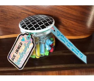 Stickserie ITH - Anhänger Abschied & Danke